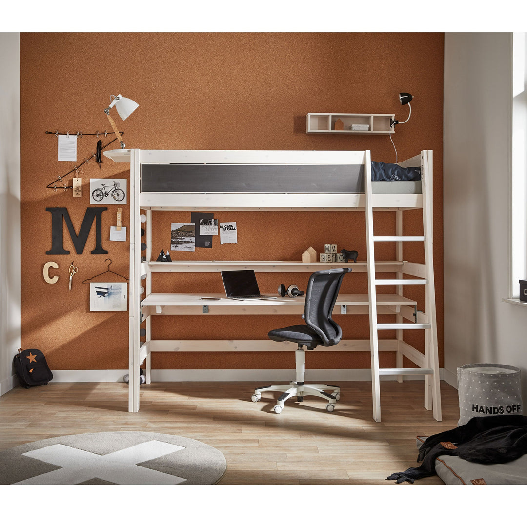The Decorators: Etajera pentru pat sau perete, lemn de pin 70x15x15 cm