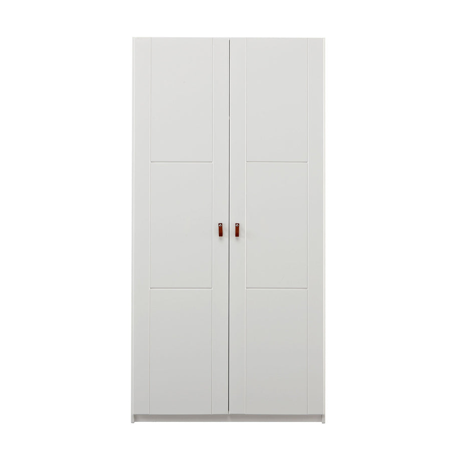The Decorators: Dulap copii cu 2 usi, lemn de pin, alb, 100x203 cm