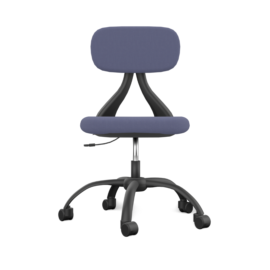 The Decorators: Scaun birou copii, ajustabil, Sunny, albastru inchis, h 40-50 cm