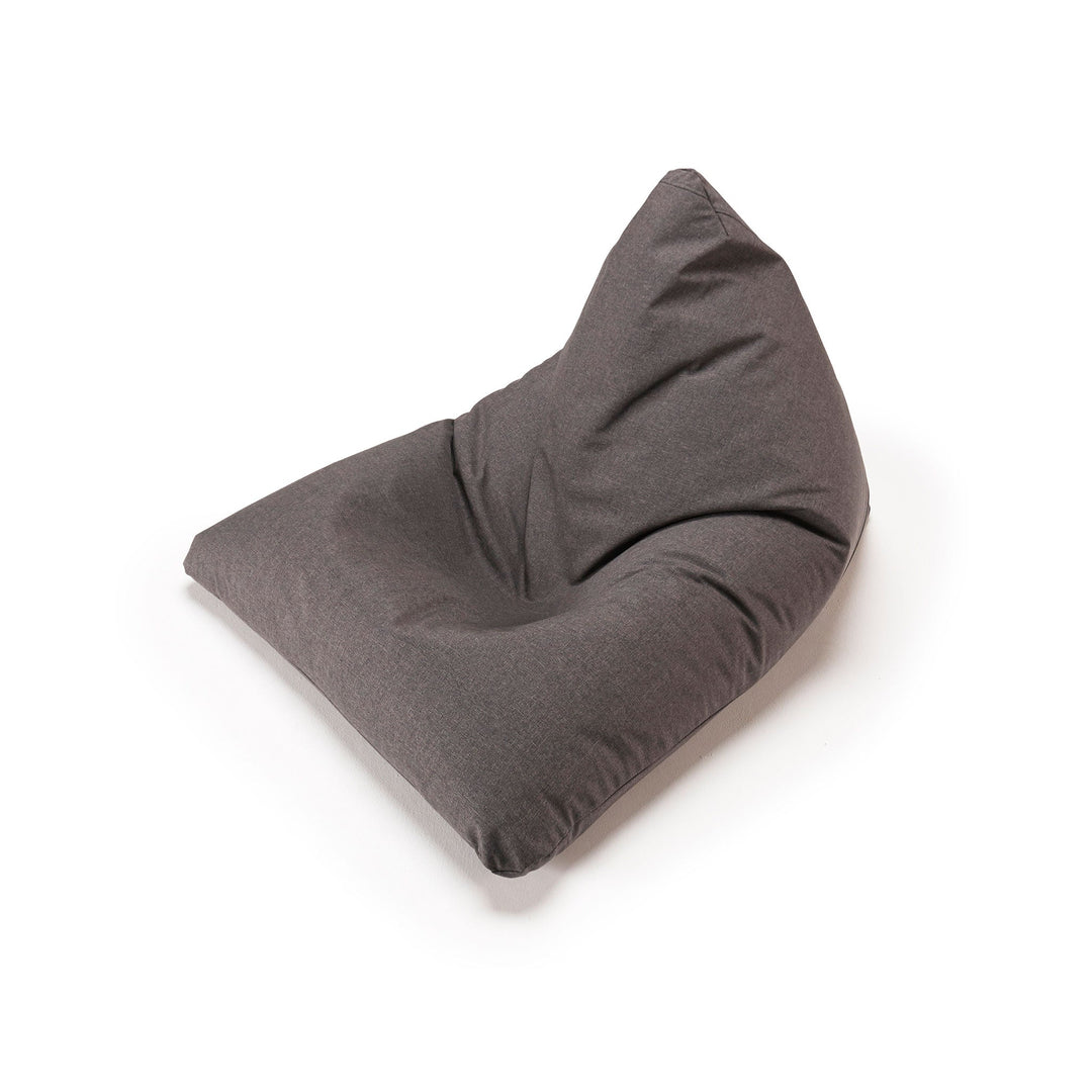 The Decorators: Puf Soft Peak Beanbag Flashtex Dark Grey