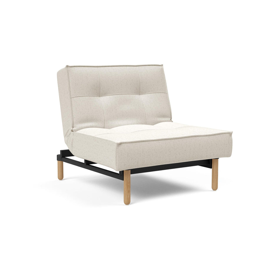 The Decorators: Fotoliu recliner Splitback Stem Boucle Off White 115x90cm