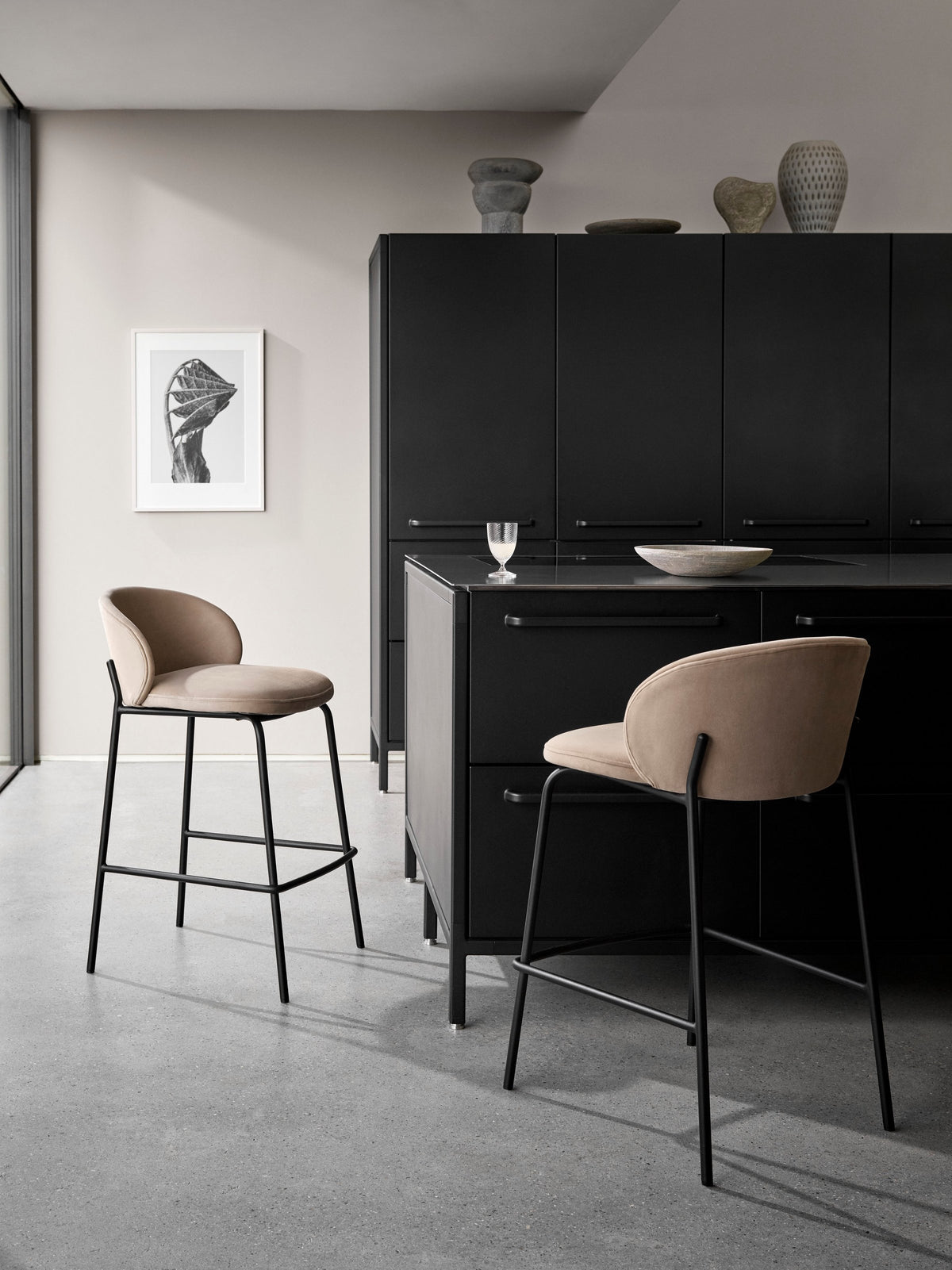 Scaun de bar BoConcept Princeton — inspirație BoConcept