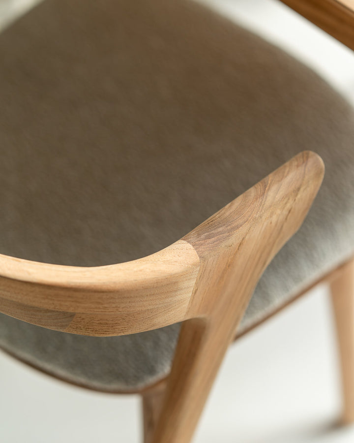 Scaun dining exterior Ethnicraft Bok tec masiv