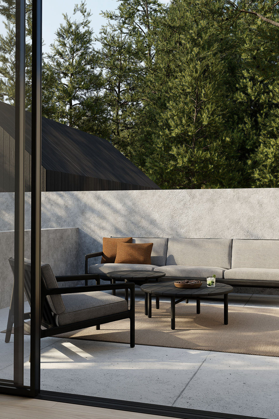 Pernă Nomad outdoor 60×40 — Marsala