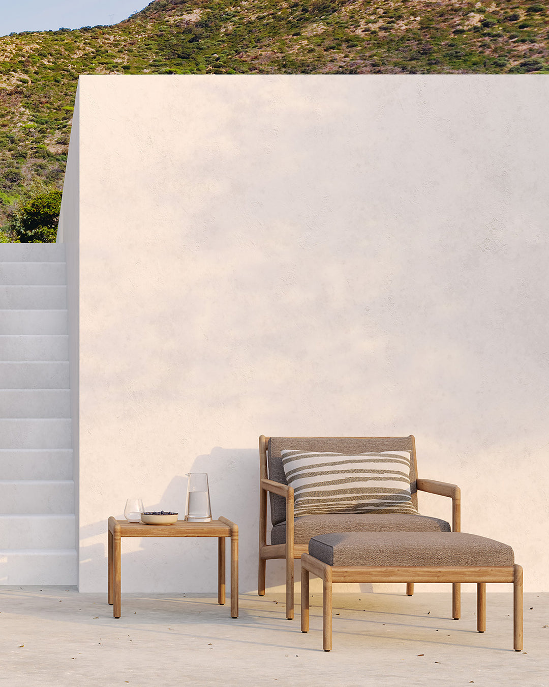 Pernă Nomad Stripes — White Stripes