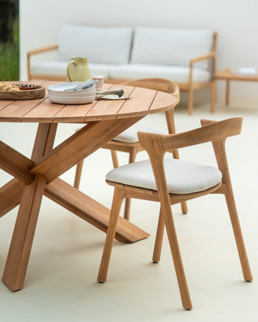 Pernă Bok outdoor Ethnicraft — scaun dining - 21096