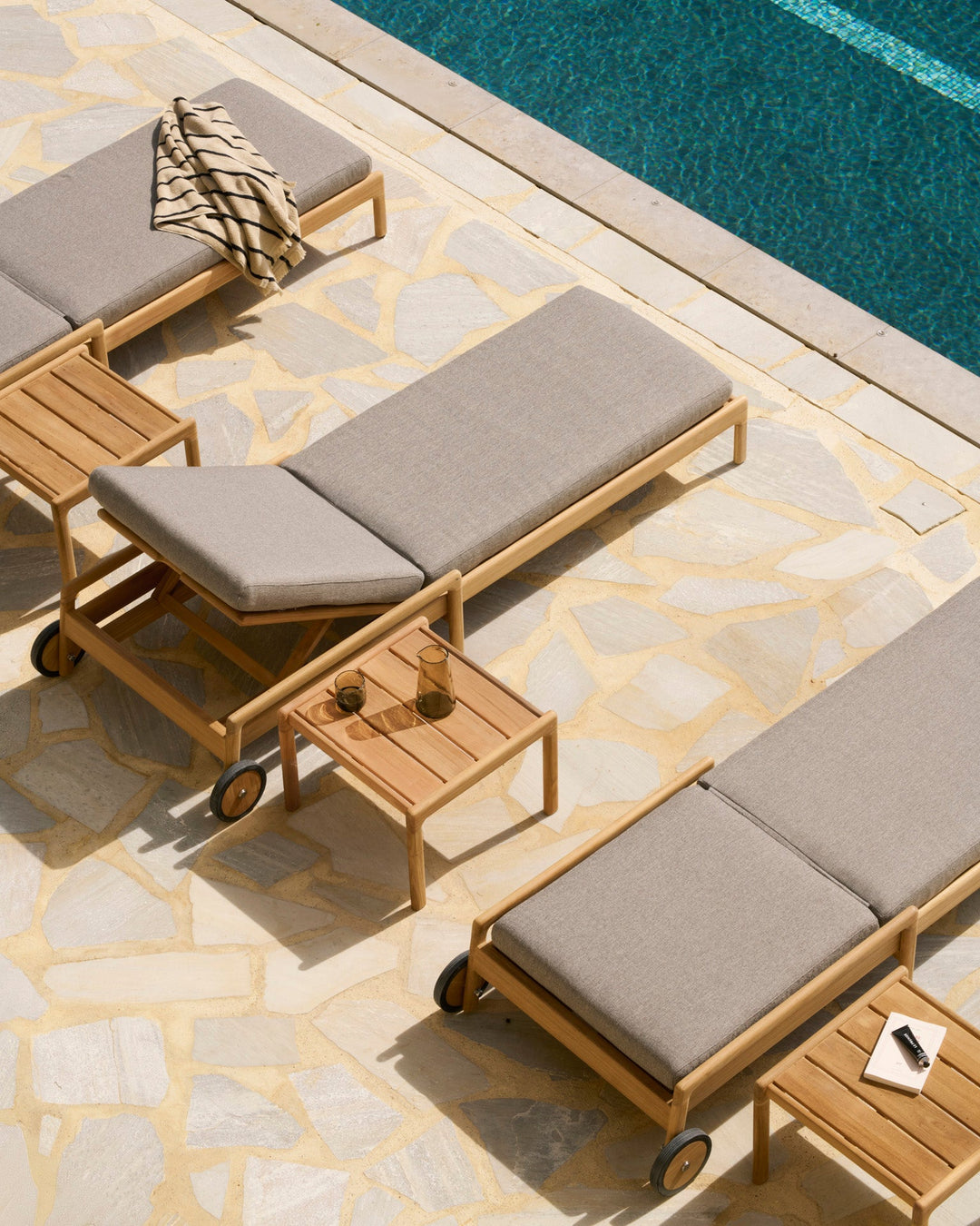 Sezlong reglabil exterior Ethnicraft Jack