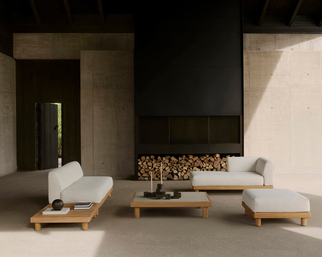 Canapea de exterior Ethnicraft Monocle tec 2 locuri