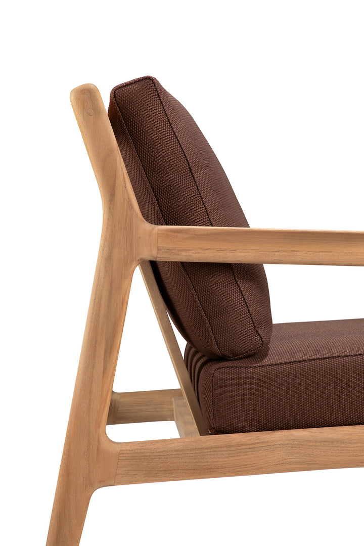 Fotoliu Jack — Tec natural & Burgundy