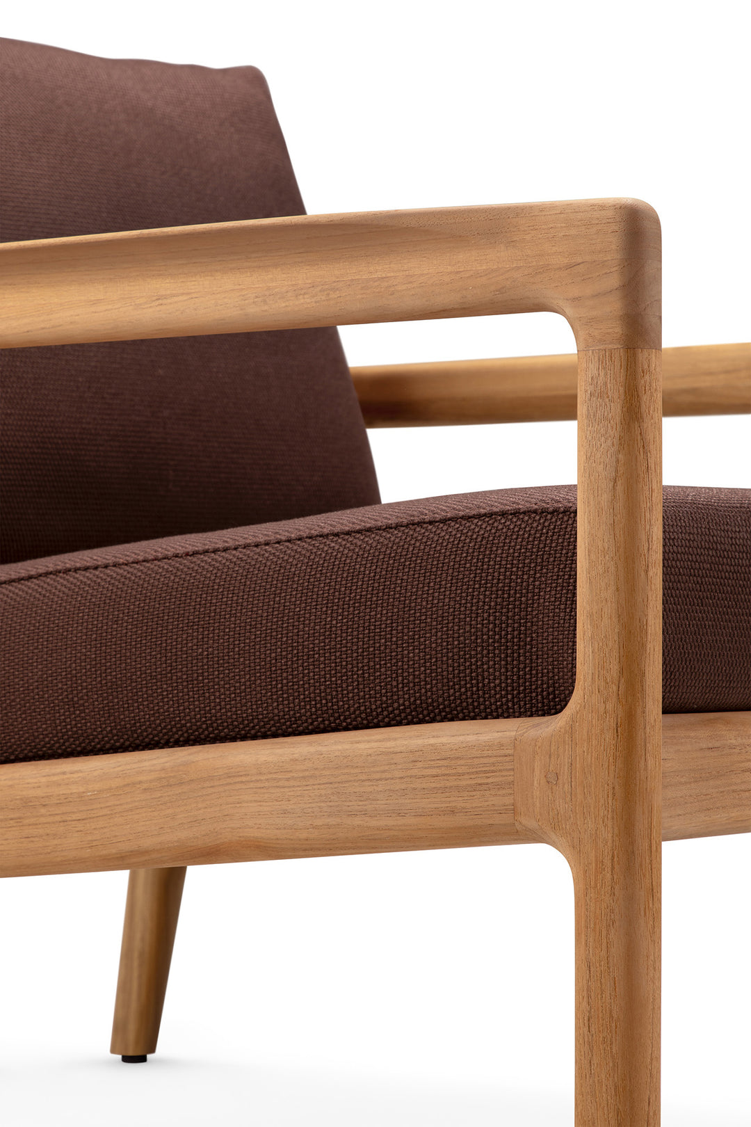 Fotoliu Jack — Tec natural & Burgundy
