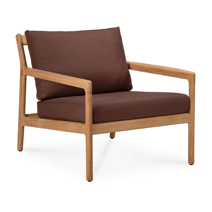 Fotoliu Jack — Tec natural & Burgundy