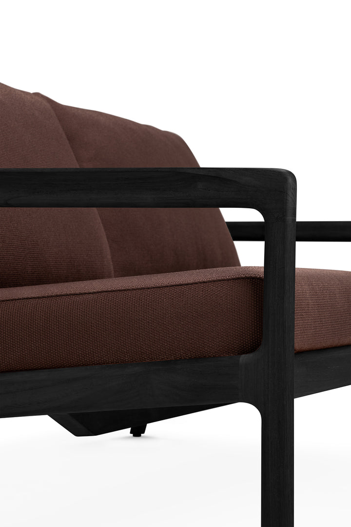 Canapea de exterior Ethnicraft Jack tec negru 180 cm