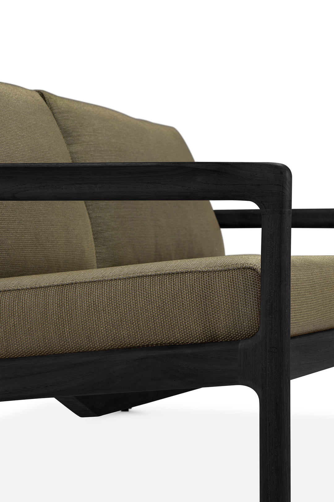Canapea de exterior Ethnicraft Jack tec negru 180 cm