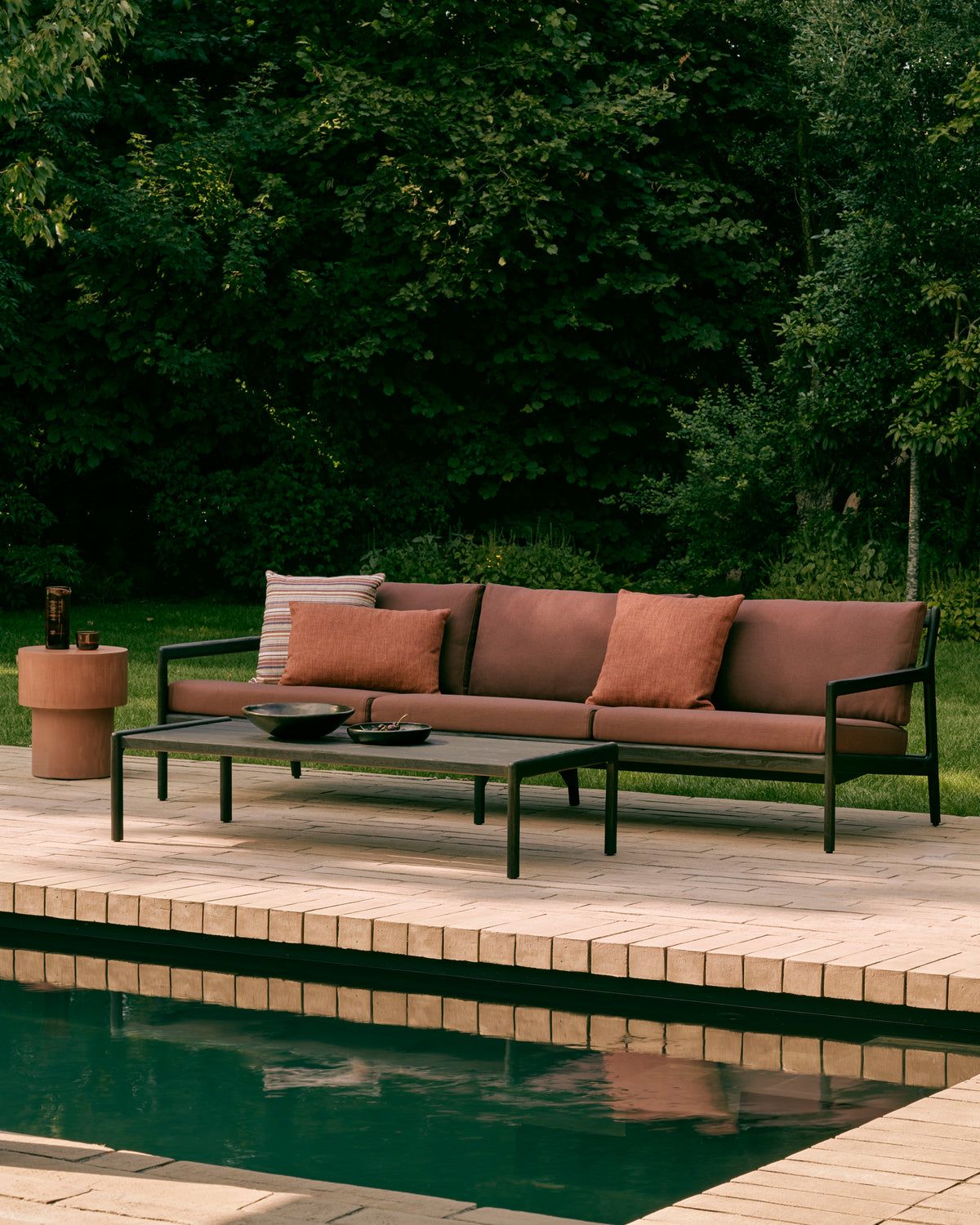 Perna exterior Ethnicraft Zahara Stripes
