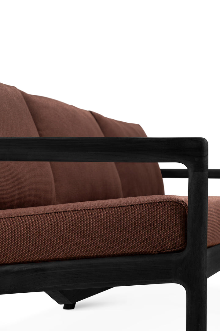 Canapea de exterior Ethnicraft Jack tec negru 265 cm