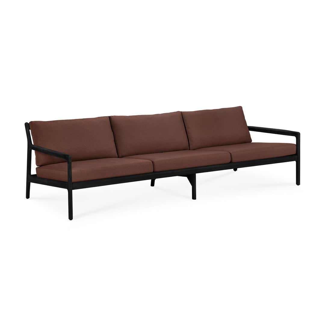 Canapea de exterior Ethnicraft Jack tec negru 265 cm