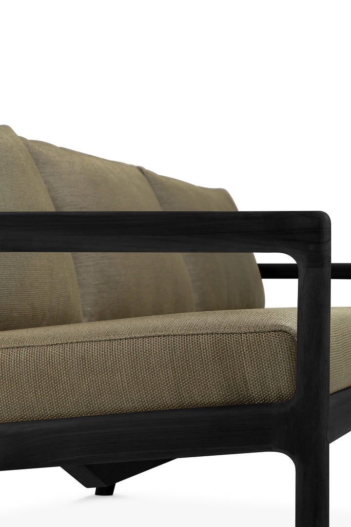 Canapea de exterior Ethnicraft Jack tec negru 265 cm