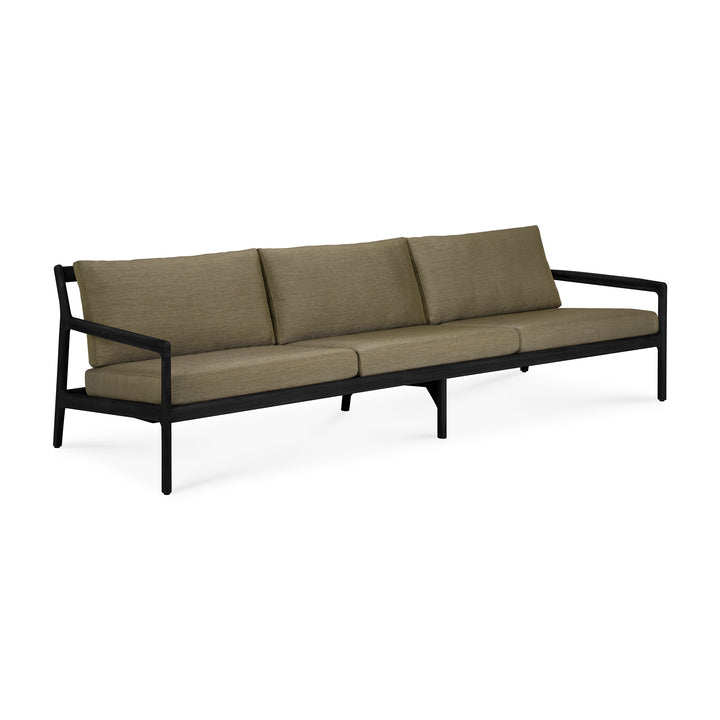 Canapea de exterior Ethnicraft Jack tec negru 265 cm