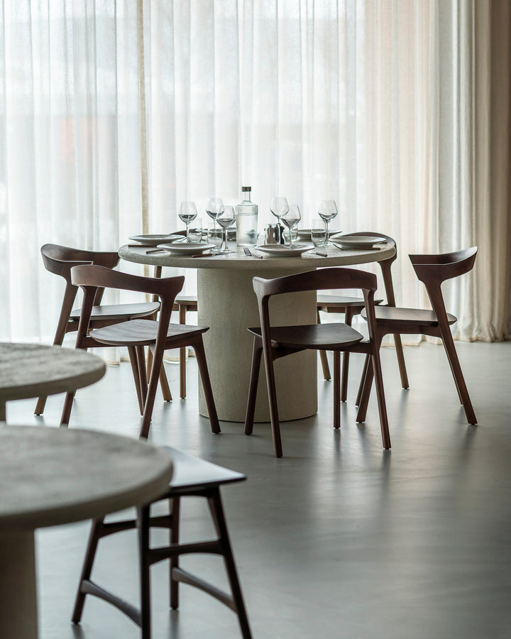 10686 Bok dining chair teak brown 26423 Elements dining table WEB