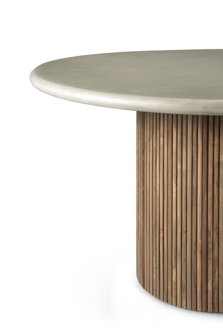 Masa dining de exterior Ethnicraft Roller Max