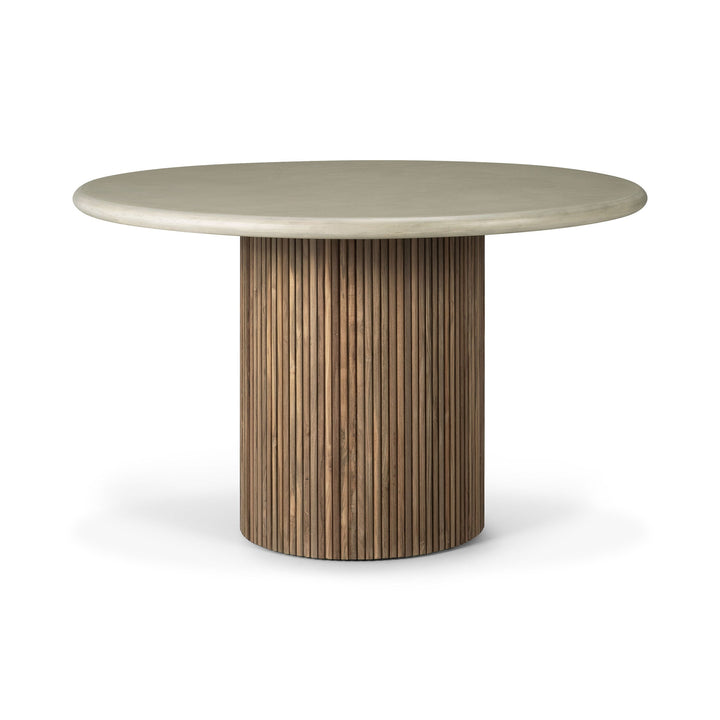 Masa dining de exterior Ethnicraft Roller Max
