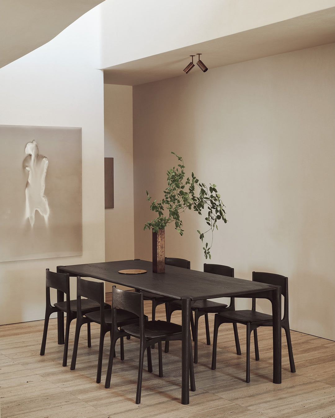 Masă dining PI Ethnicraft 180 — Tec periat