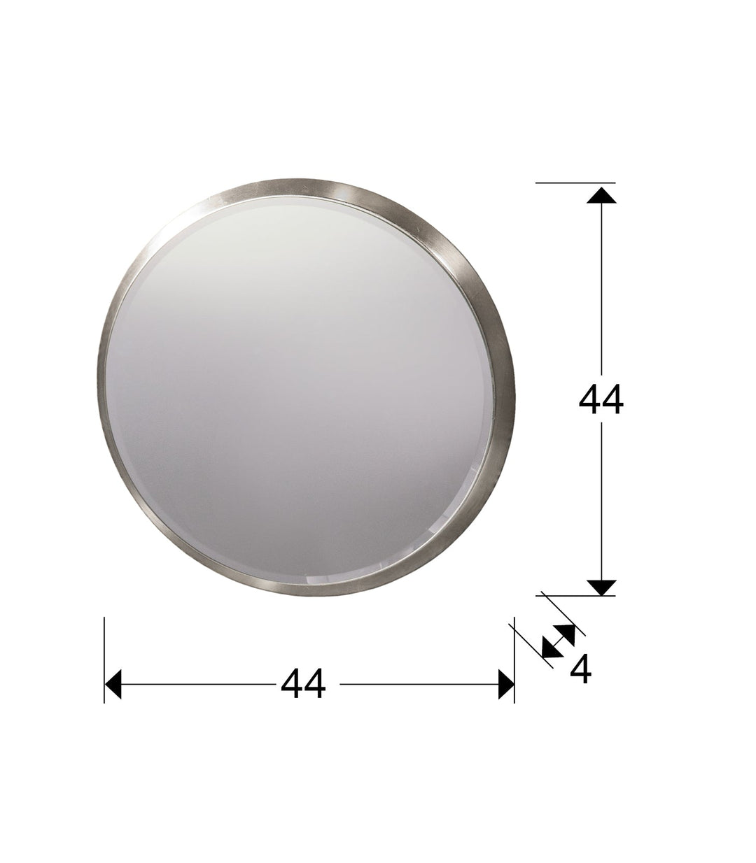 Oglinda Schuller Aries rotunda Ø44 argint