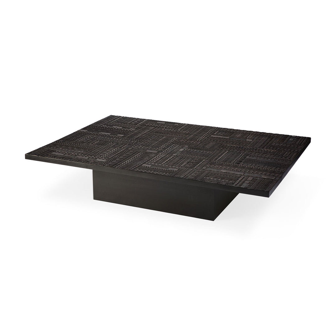 Masă de cafea Ethnicraft Tabwa 170x120 cm furnir de tec