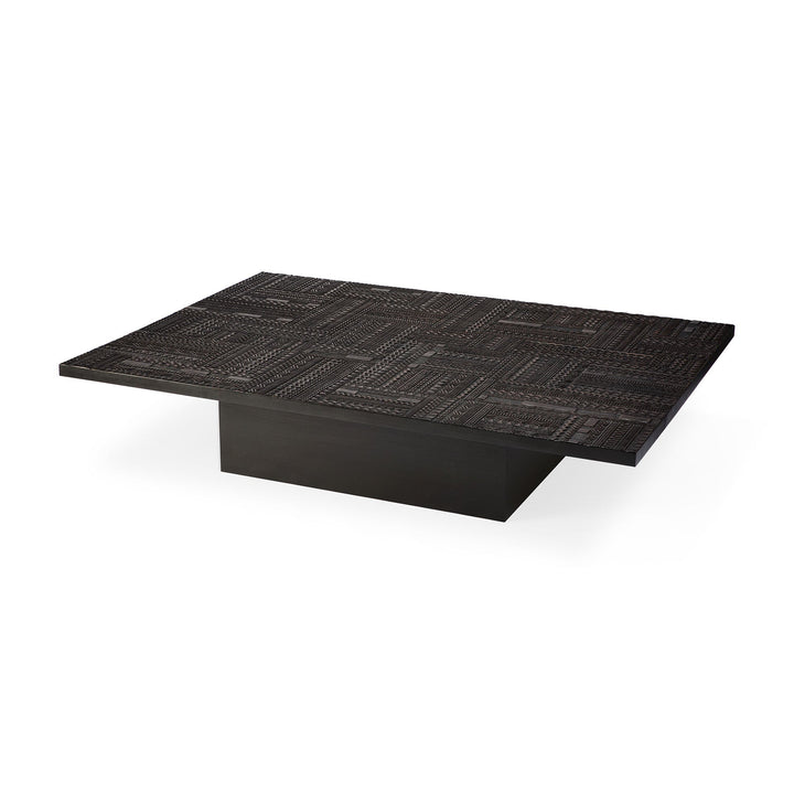 Masă de cafea Ethnicraft Tabwa 170x120 cm furnir de tec