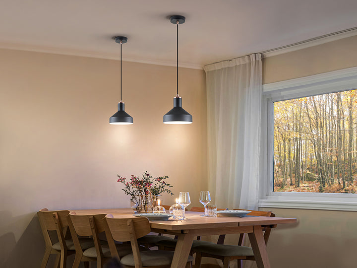 Lustra Schuller Irias 1 lumina negru-cupru