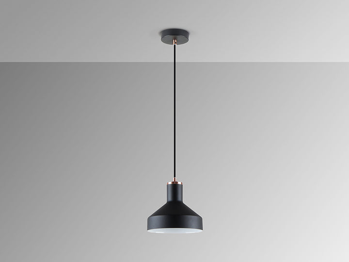 Lustra Schuller Irias 1 lumina negru-cupru