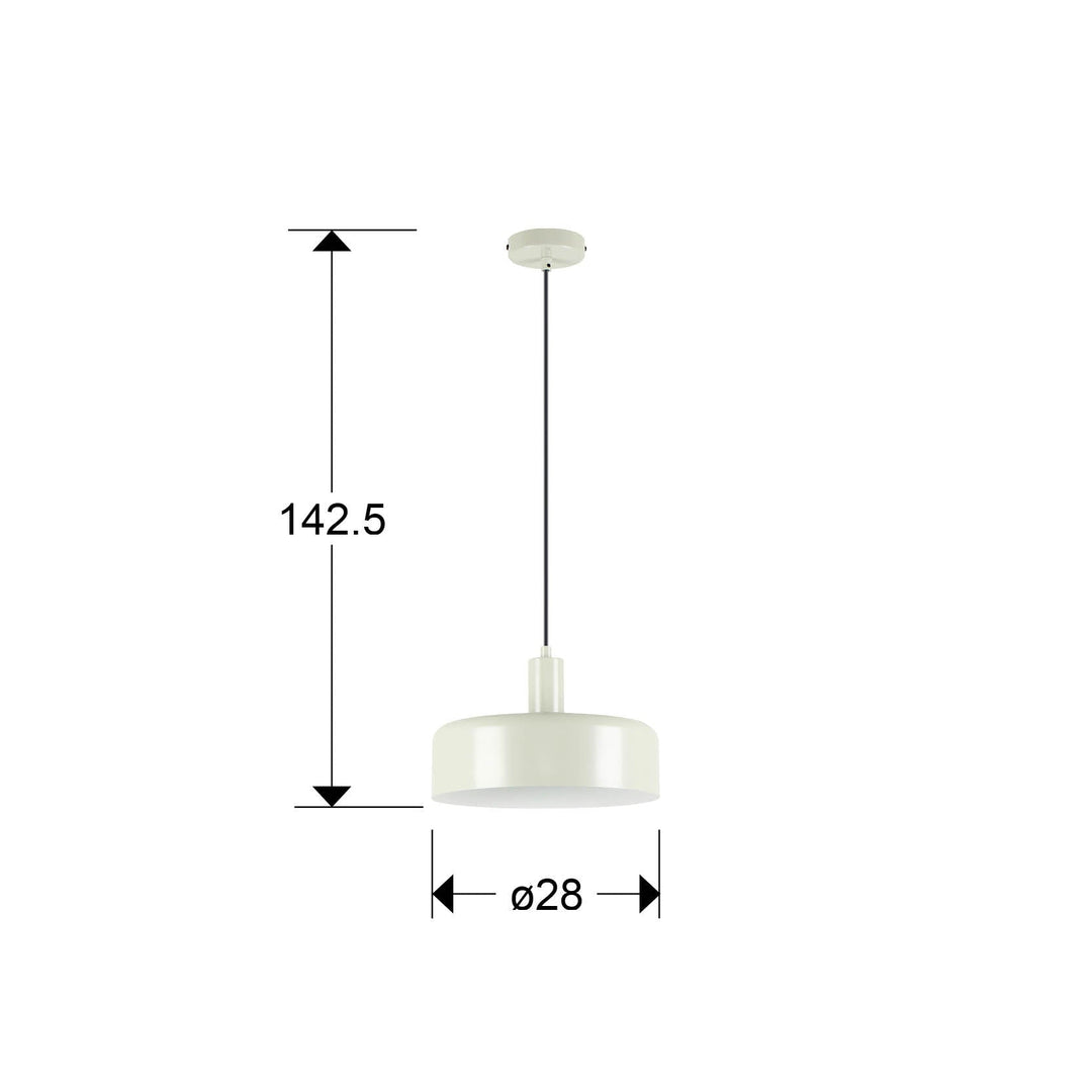 Lustra Schuller Alessia 1 lumina gri perlat