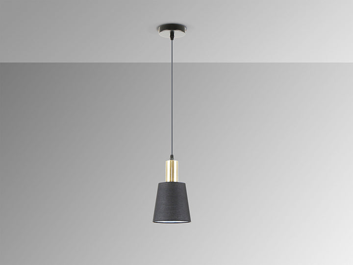 Lustra Schuller Gisela 1 lumina negru-alama