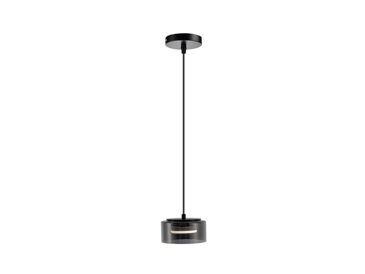 Lustra Schuller Olaia 1 lumina negru-fumuriu