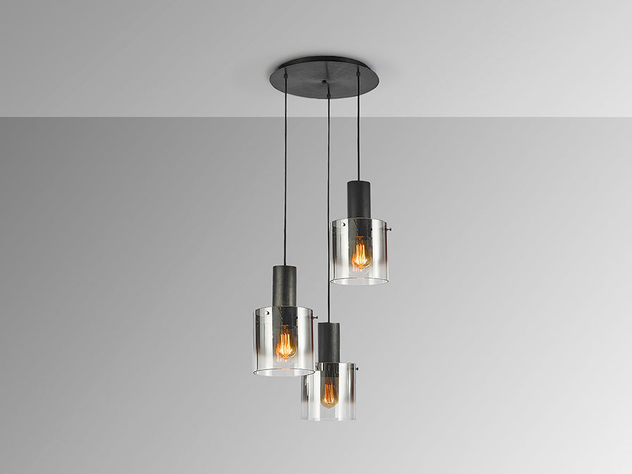 Lustra Schuller Venize Negru-Fumuriu