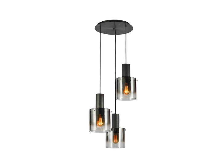 Lustra Schuller Venize Negru-Fumuriu