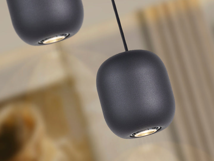Pendul Schuller Nimes 1 lumina negru mat