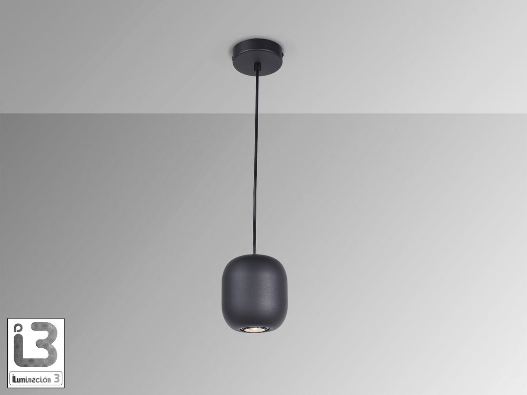 Pendul Schuller Nimes 1 lumina negru mat