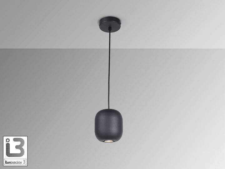 Pendul Schuller Nimes 1 lumina negru mat