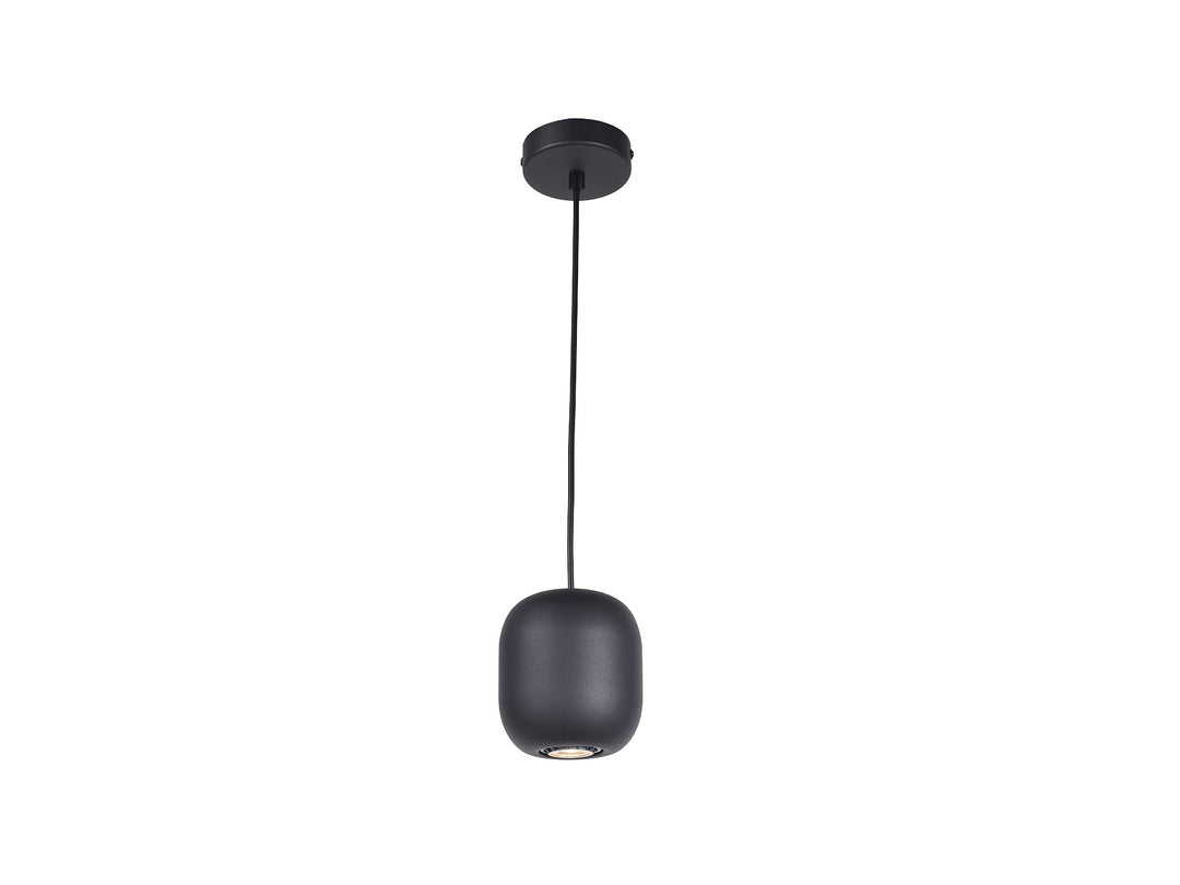Pendul Schuller Nimes 1 lumina negru mat