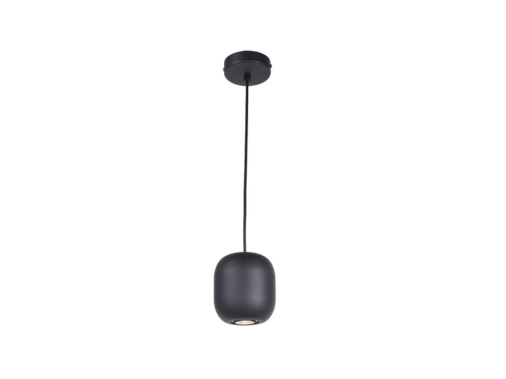 Pendul Schuller Nimes 1 lumina negru mat
