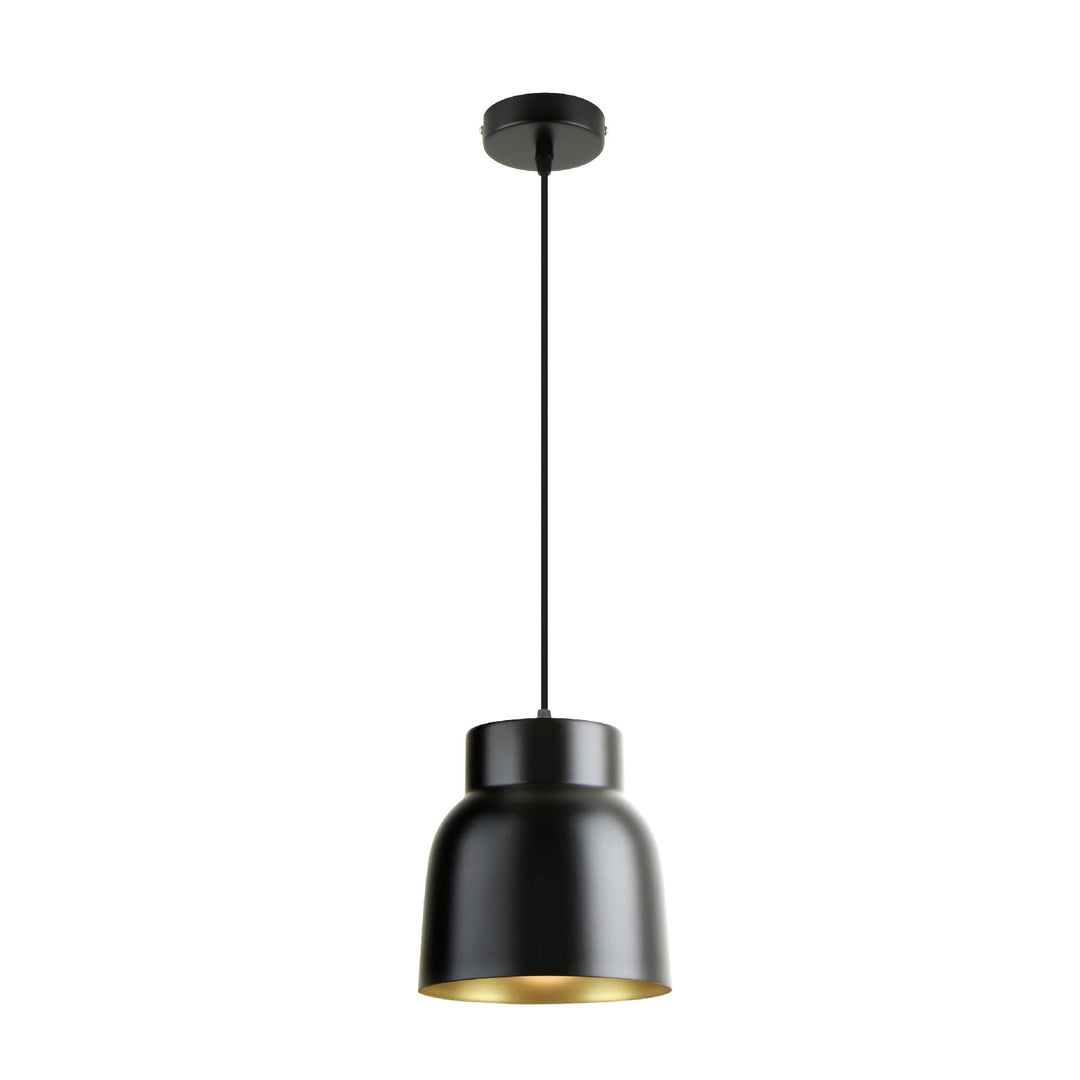 Lustra Schuller Vulcano 1 lumina negru-auriu
