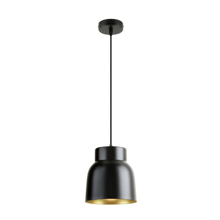 Lustra Schuller Vulcano 1 lumina negru-auriu