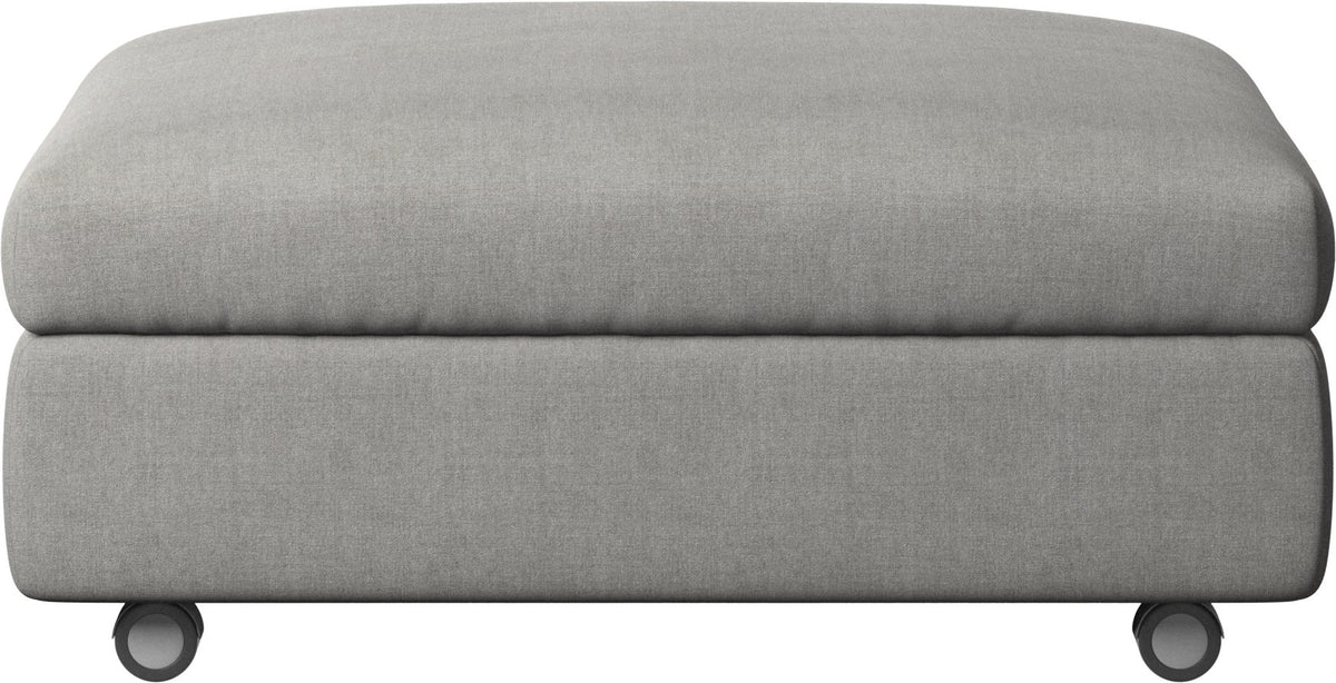 Taburet cu depozitare BoConcept Taylor, gri Tomelilla — vedere de ansamblu