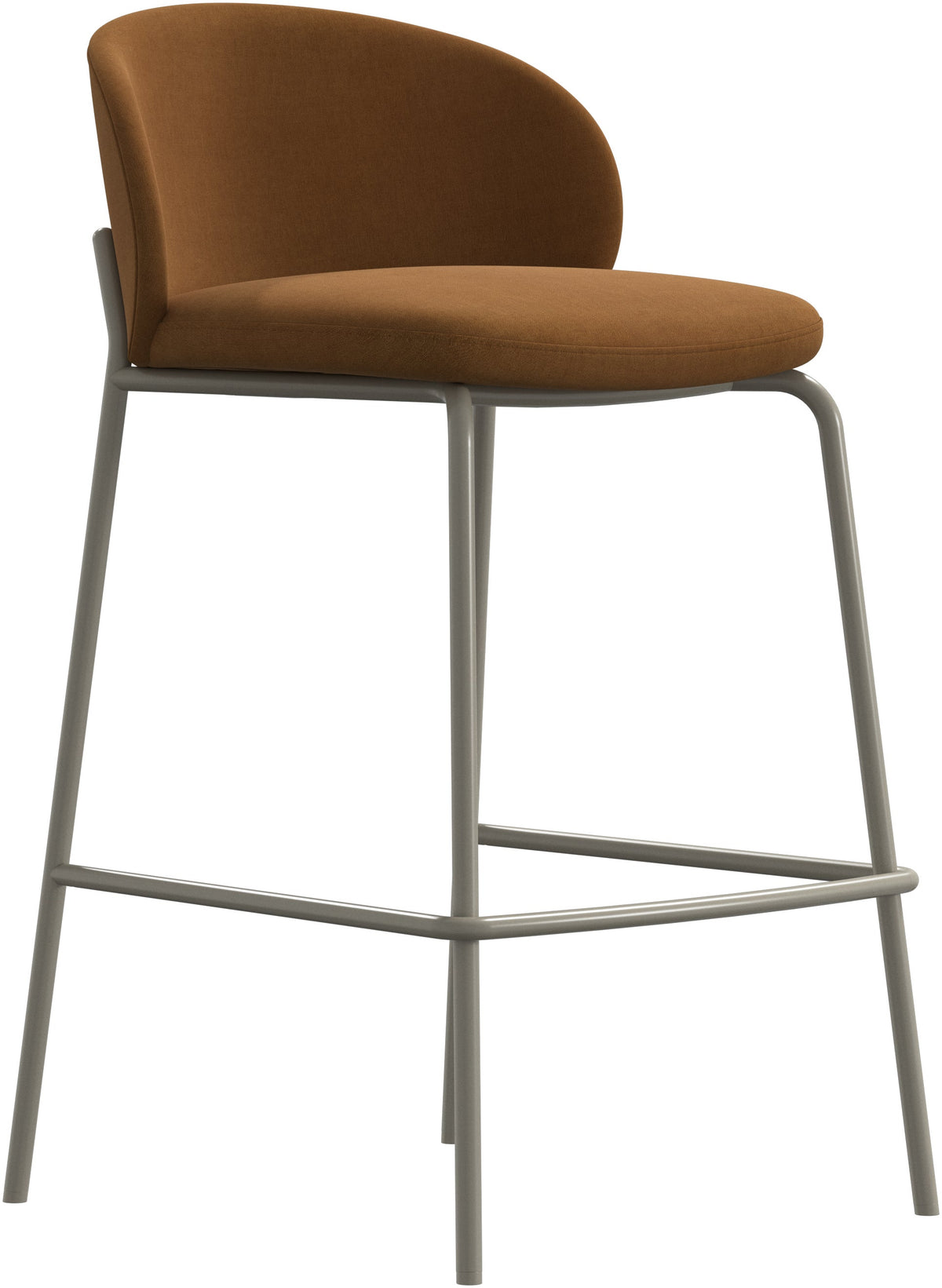 Scaun de bar BoConcept Princeton, camel Frisco — detaliu