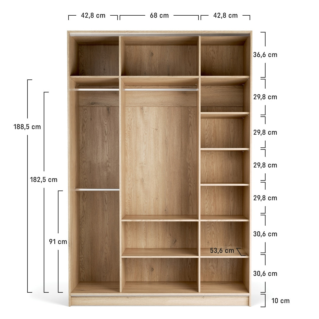 Dulap cu 4 uși VOX Stor 160x240 cm – dimensiuni
