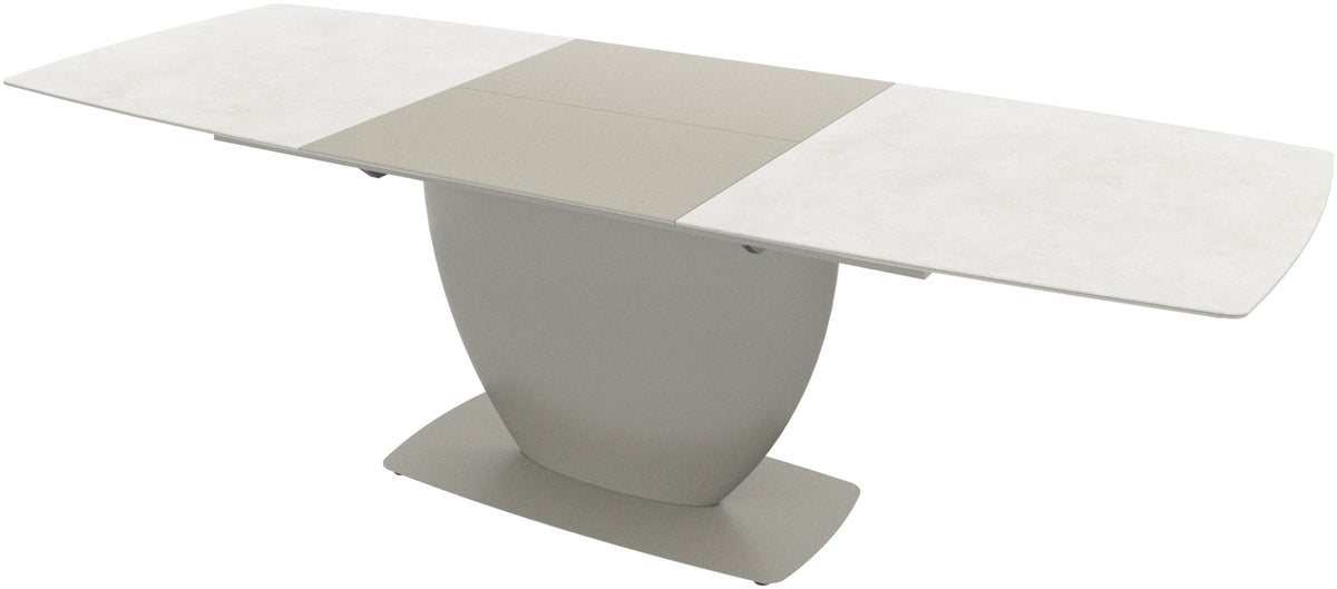 Masă de dining extensibilă BoConcept Fiorentina, ceramică ash — detaliu