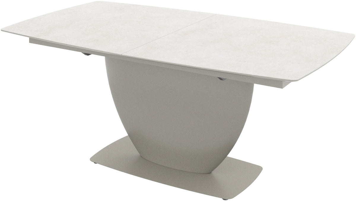 Masă de dining extensibilă BoConcept Fiorentina, ceramică ash — detaliu