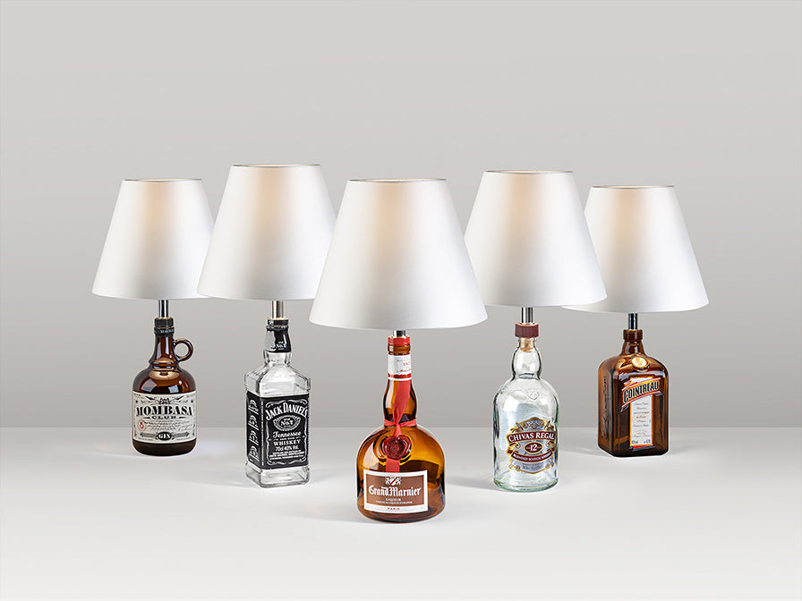 Veioza Schuller Sobremesas Licor — kit cu abajur alb perlat