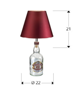 Veioza Schuller Sobremesas Licor — kit cu abajur granat